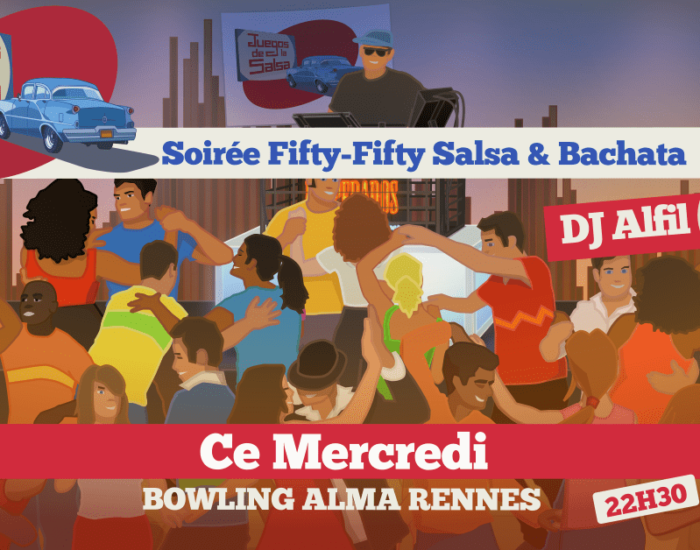 Juegos : Soirée Fifty-Fifty Salsa & Bachata