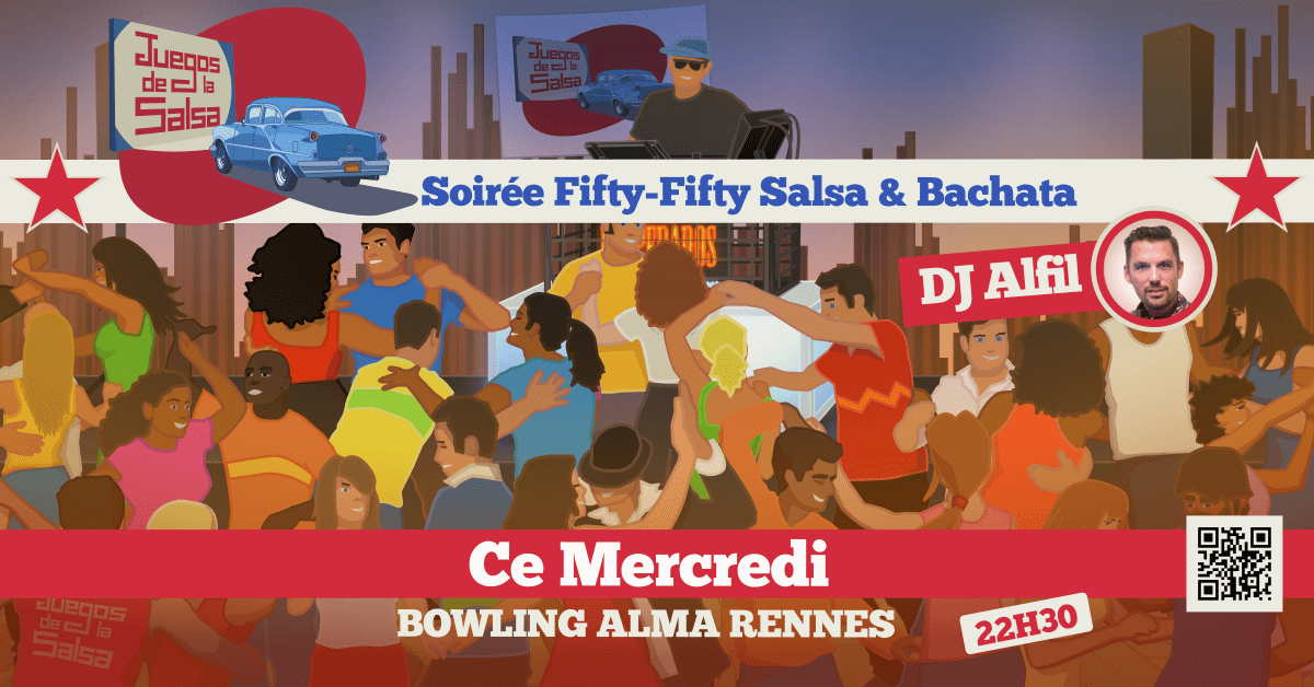 Juegos : Soirée Fifty-Fifty Salsa & Bachata